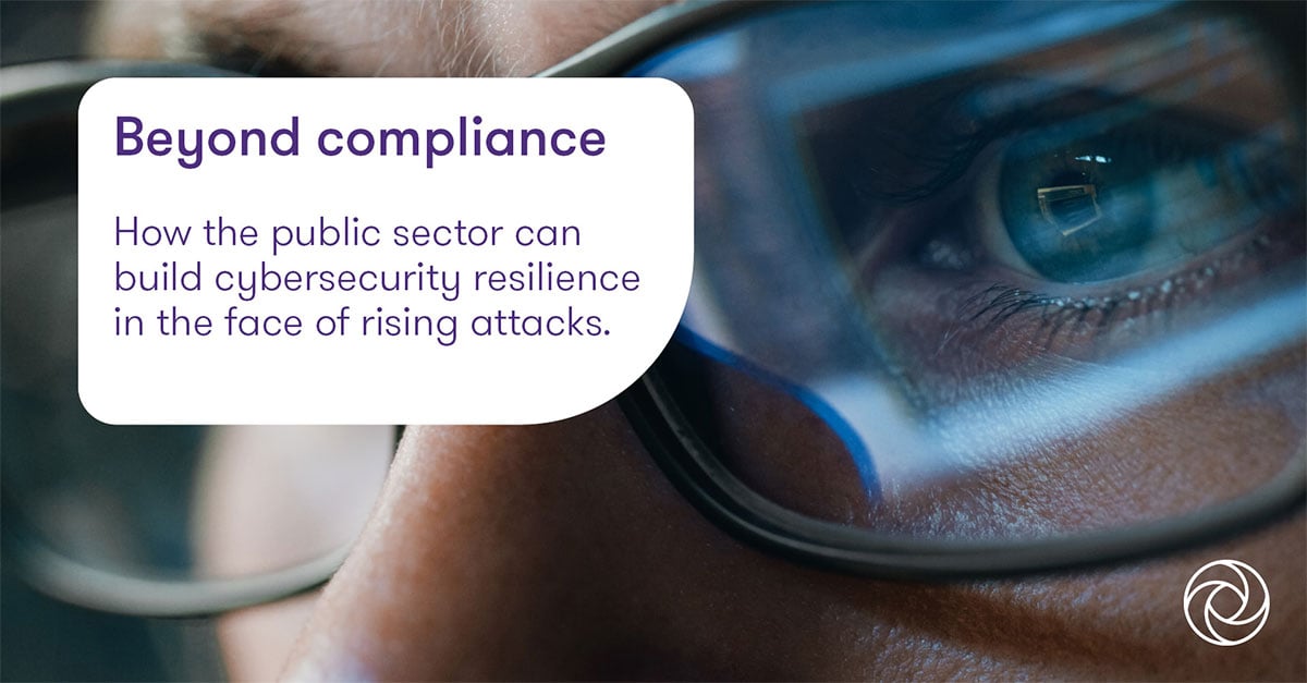Beyond compliance: How the public sector can build cybersecurity ...